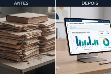 A prefeitura sem papel: A modernização exigida pela nova legislação não é apenas técnica, é a base para uma prefeitura eficiente, que atende o cidadão 24h e otimiza o orçamento público.